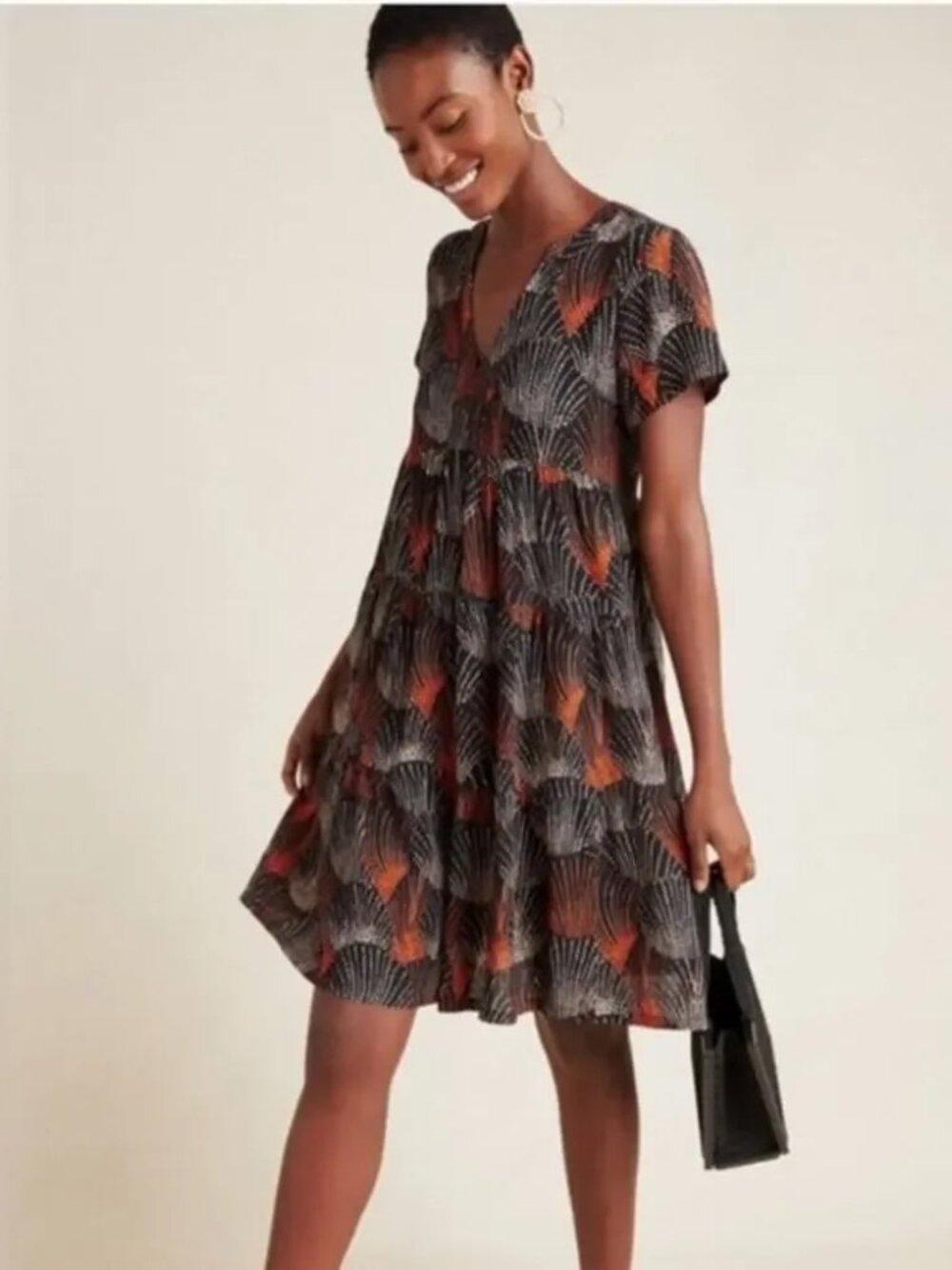 Anthropologie Maeve Tania tiered mini dress